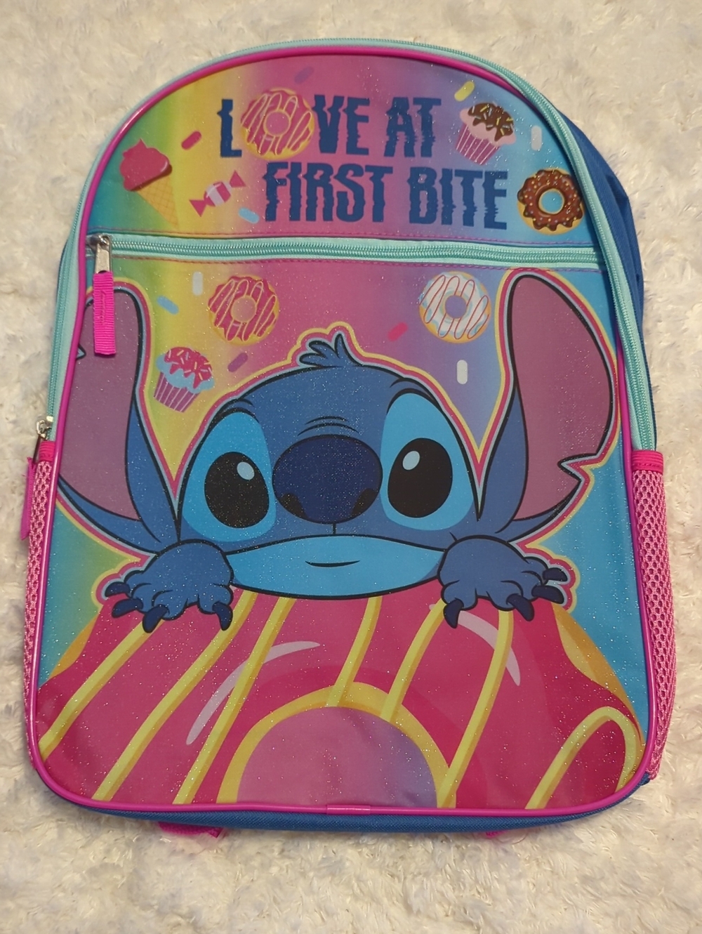 Disney's Stitch, Love at First Bite Book Bag, NWT